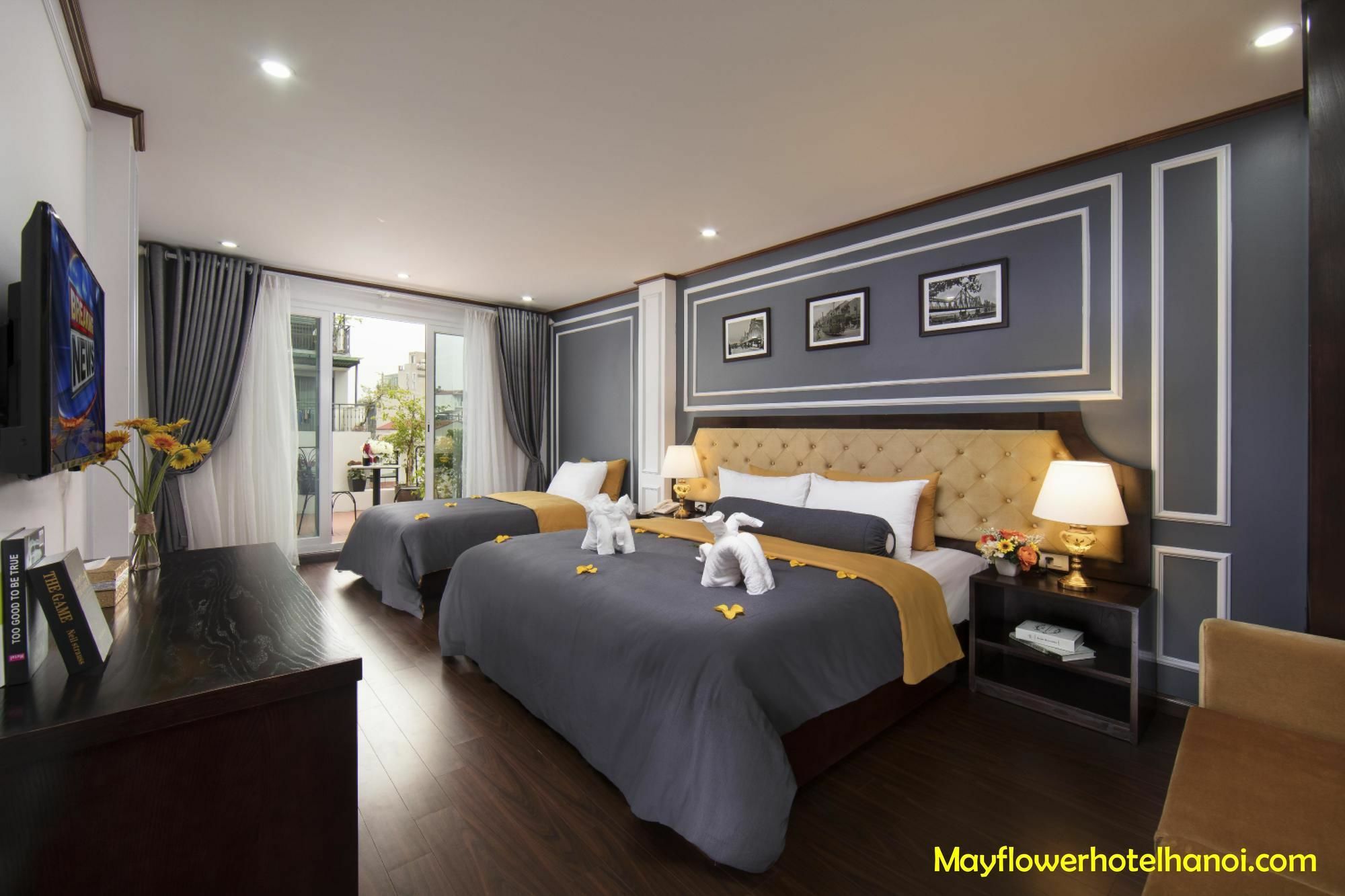 Mayflower Hotel- Central Old Quarter Hanoï Extérieur photo